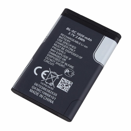 Batteria 10 pezzi 1020 mah BL-5C per telefono Nokia N70 N91 N72 E60 1100 3110 3650 7600 - Foto 9 di 16