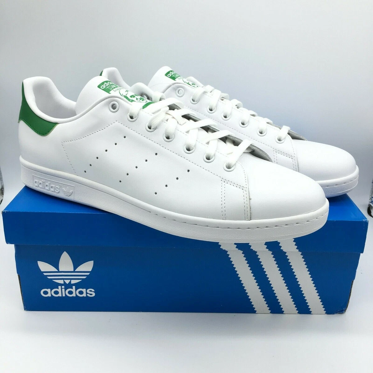 Adidas Originals Stan Smith OG Athletic Tennis Shoes White Green