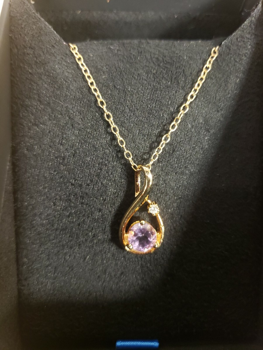AMETHYST SHOOTING STAR NECKLACE レディース