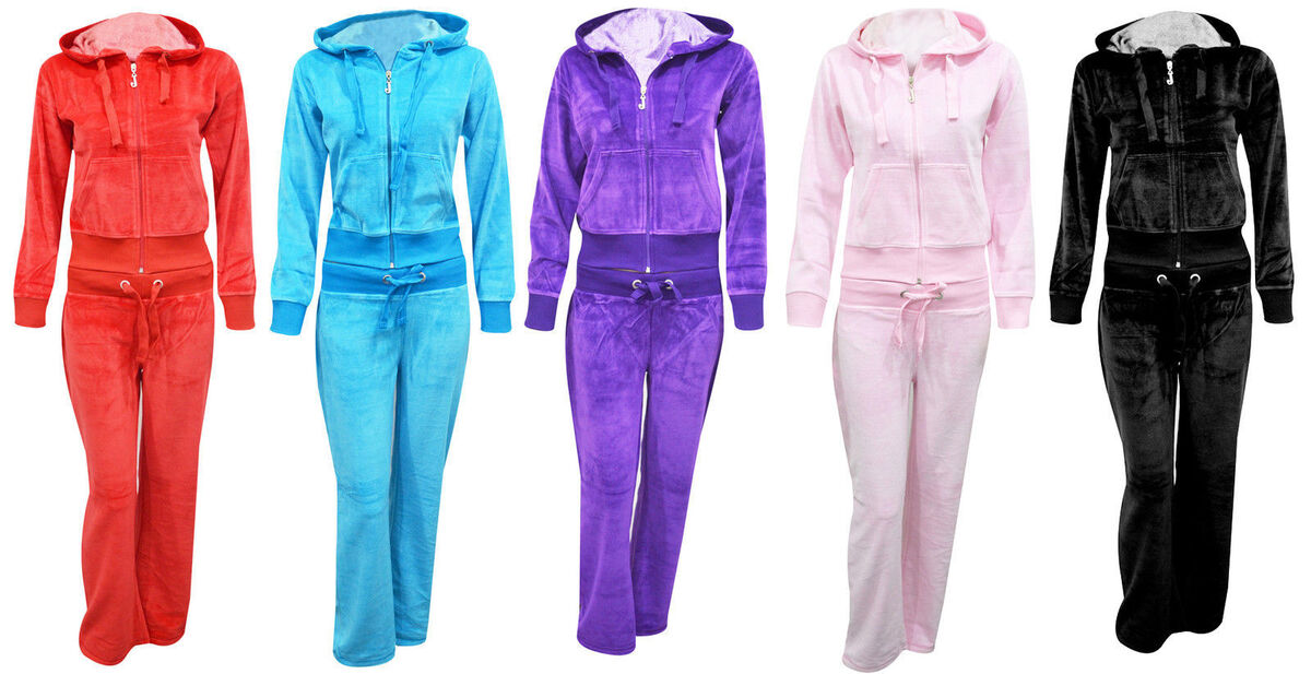 NEW LADIES VELOUR TRACKSUITS VARIETY OF COLOURS | eBay NEW LADIES VELOUR TRACKSUITS VARIETY OF COLOURS | eBay