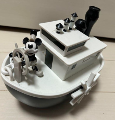 Tokyo Disneyland Popcorn Bucket Steamboat Willie Mickey 【Limited