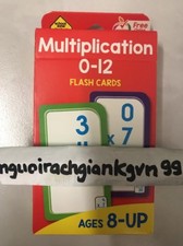 School Zone Publishing Multiplication 0-12 Flash Cards NEW IN BOX NEVER OPENED