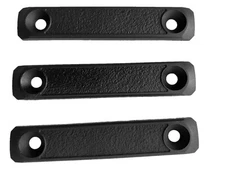 Pack of 3！ M-LOK rail 3" cover grip panels -(Black / 3-slot) For MLOK rails