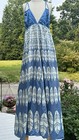 Elegant Vintage Christopher Deane Silk Maxi Dress Size 0