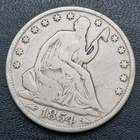 1854 O Seated Liberty Half Dollar 50c Mid Grade B70#40590