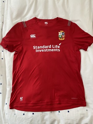 2017 British & Irish Lions Herren Rugby Canterbury Performance T-Shirt rot Top