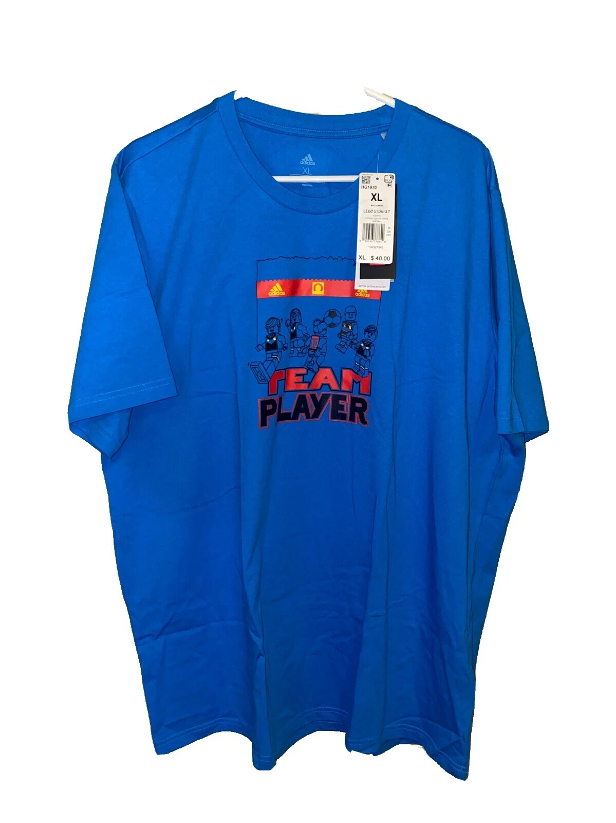 Adidas Camisetas Azul para Hombres