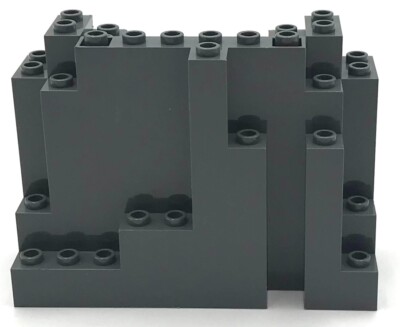 Lego New Dark Bluish Gray Rock Panel 4 x 10 x 6 Rectangular Part