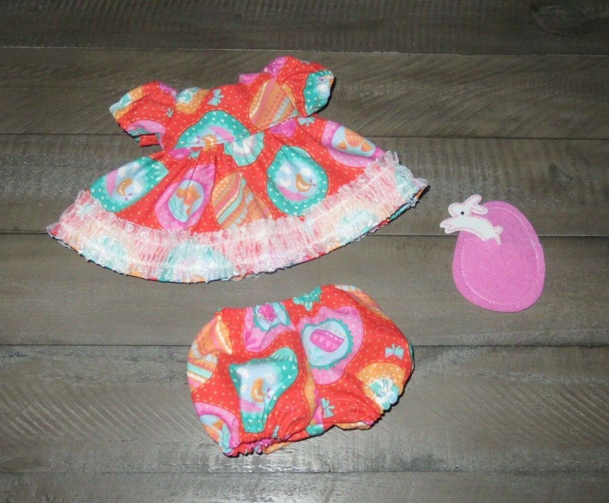 - "easter Eggs" Coral Dress Set