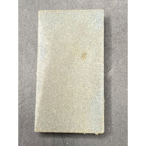 Vtg Boy Scouts of America Official Sharpening Stone w/Leather Pouch Embossed - Foto 4 di 6