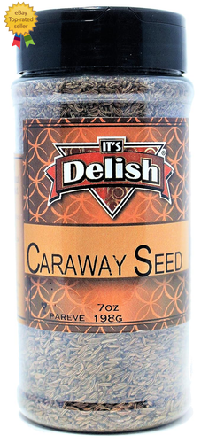 Gourmet Caraway Seeds by Its Delish, Medium Jar, 7 Oz