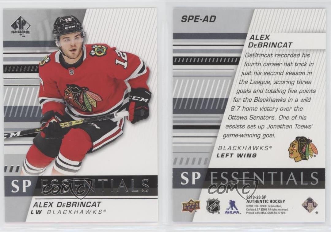 2019-20 SP Authentic SP Essentials Alex DeBrincat #SPE-AD 0k3g thumbnail 3
