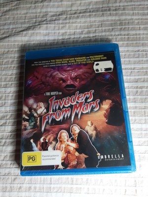 INVADERS FROM MARS. 1988. Tobe Hooper.Bluray.Brand New,Sealed.Reg B