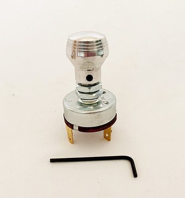 Custom 2 Speed Wiper Dashboard Switch with Custom Art Deco Knob