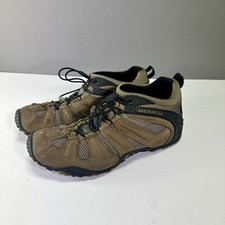 Merrell Chameleon Kangaroo Shoes BrownLeather Outdoor Hiking Sz 10.5Men's J21523