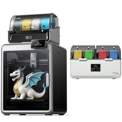 Creality K2 Combo 3D Drucker 600mm/s Speed mit SpacePi X4L Filament Trocknerbox