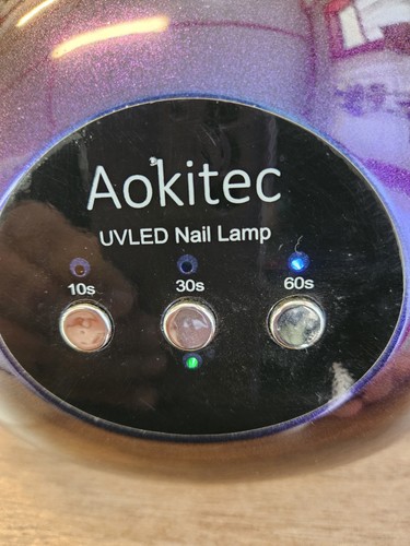 Preowned UV LED Nail Lamp  3 Timer Settings Nail Light with AC/DC Adapter