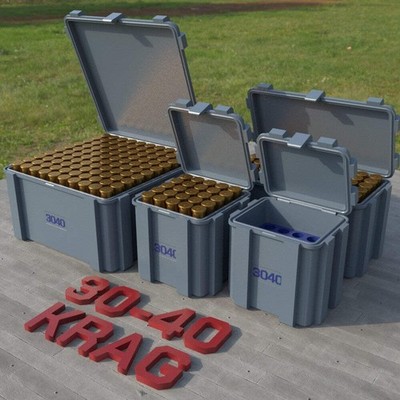 Filamelt Munitionsbox / .30-40 Krag /  Klappdeckel  / Patronenbox, Ammo Box