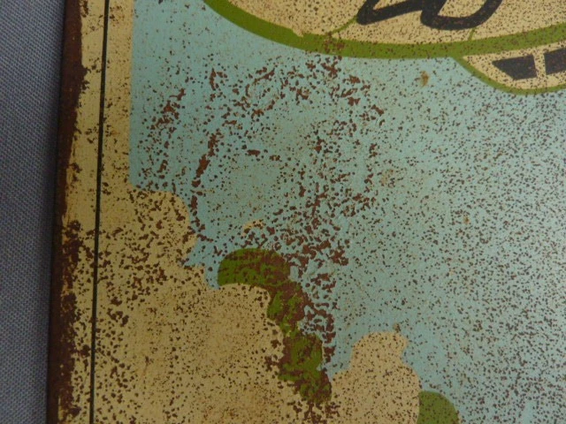 PLAQUE TOLE PUBLICITAIRE SERIGRAPHIEE FENDER GUITARE INSTRUMENT DE MUSIQUE - Photo 4/4