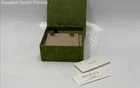 Authentic Gucci Women's Sterling Silver Earrings With Box