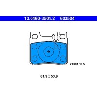 Bremsbelagsatz Scheibenbremse ATE 13.0460-3504.2 FüR Mercedes-Benz 190 124 E