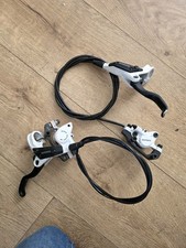 Shimano Hydraulic Brakes Front And Rear Pair White
