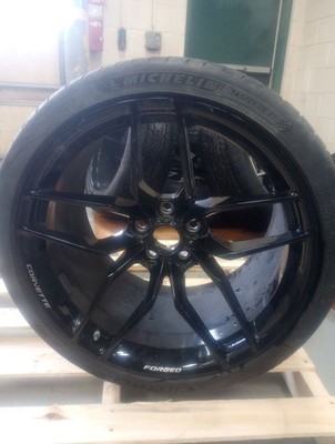 Corvette C8 Z06 E-Ray 20x10/21x13 Gloss Black Wheel Set w Tires 3144801