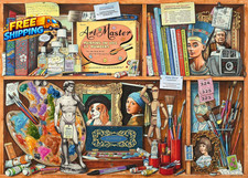 the Artist'S Cabinet 1000 Piece Jigsaw Puzzle for Adults Unique Perfectly