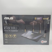 ASUS RT-BE88U Dual-Band WiFi 7 AiMesh Extendable Performance Router, 4K-QAM, MLO