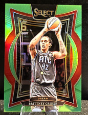 2025 Panini Select WNBA BRITTNEY GRINER Lime Green Prizm /75 #112 Dream