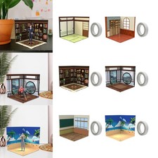 Vitrine de fond à l'échelle 1/12 pour figurines d'action, scène de soldat,