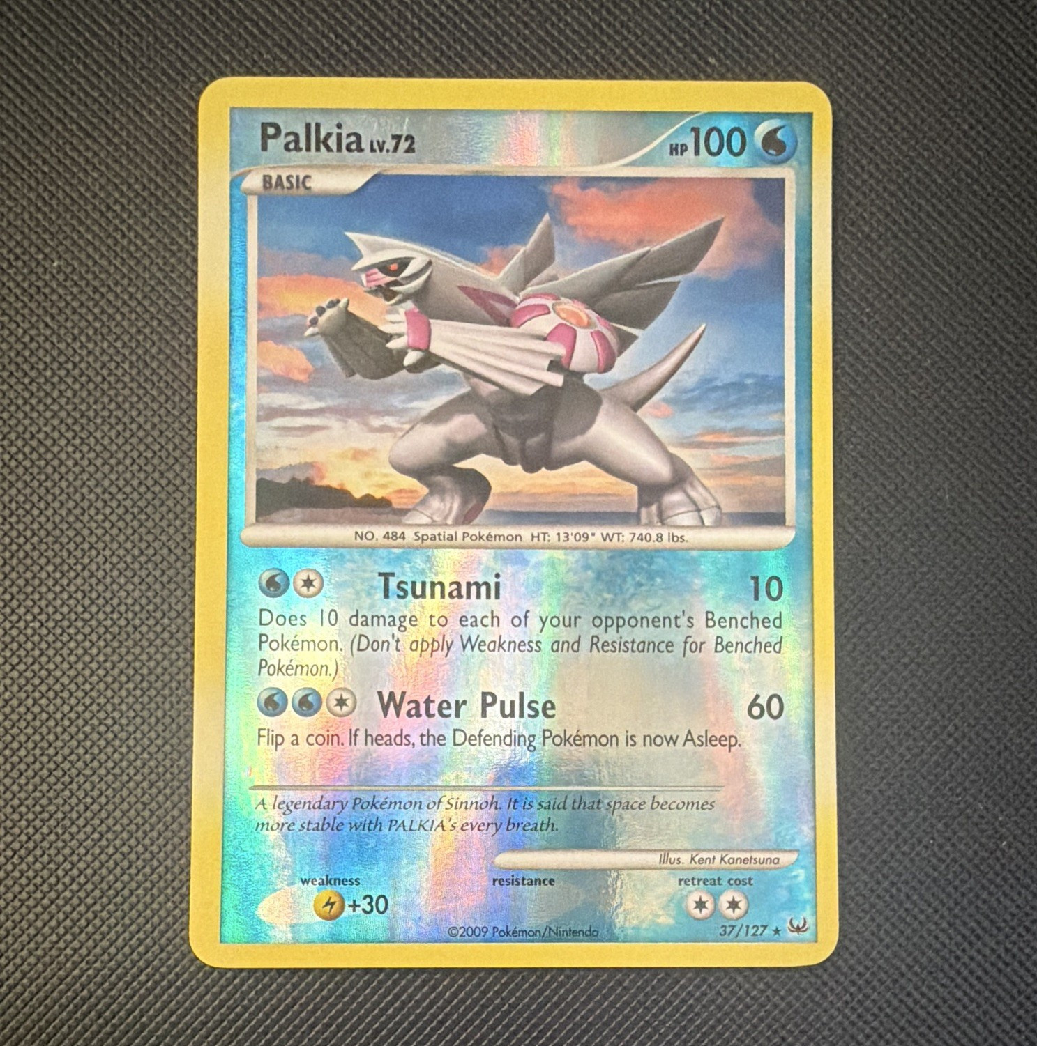 Pokémon Palkia Platinum 37/127 Rev Holo English 2009 Basic M/NM