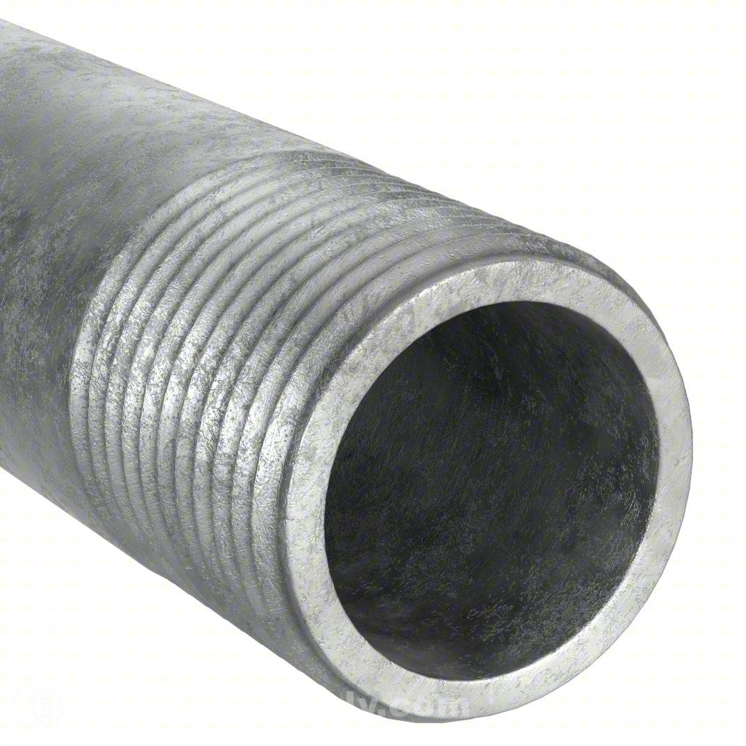 Guardian Worldwide T4BNA24 Pipe: 1/8in Pipe Size, 5ft Lg Threaded MFGD ...