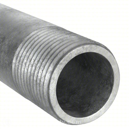 Guardian Worldwide T4BNA24 Pipe: 1/8in Pipe Size, 5ft Lg Threaded MFGD ...