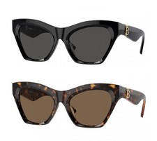 Burberry Women's Geometric Chunky Cat Eye Sunglasses BE4420U - Made in Italy