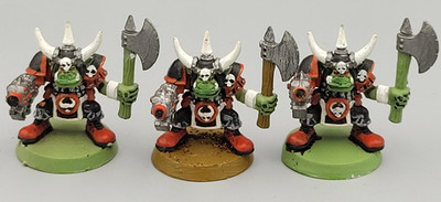 Warhammer 40K Orks: 3x Space Orks (1996) 2nd Edition