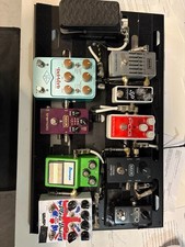 guitar pedal board with complete set of pedals for all your needs