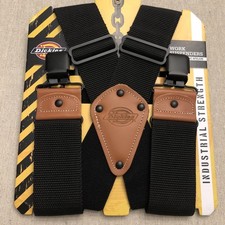 Industrial Strength Suspenders - Men's Wide Adjustable Thick Strap Clips