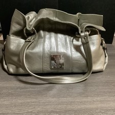 Tignanello Gold Metallic Leather Shoulder Han...