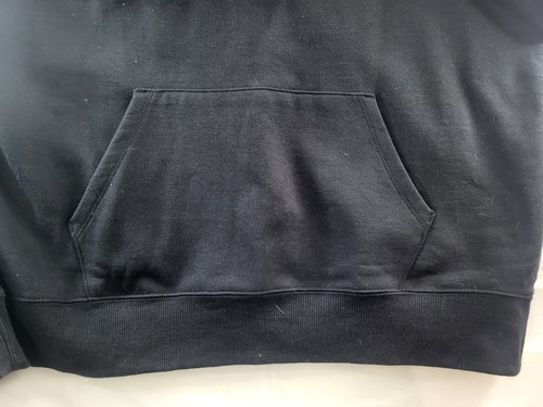 Felpa Champion con cappuccio uomo taglia large nera pile abbigliamento sportivo pullover cappuccio nuova con etichetta - Foto 15 di 16