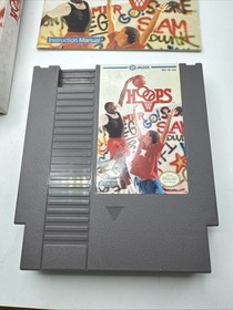 Hoops Nintendo NES CIB Complete In Box W/ Sleeve Manual Vintage