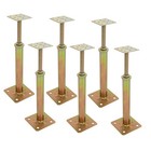6 Pack House Floor Jacks for Leveling,Adjustable Basement Floor Jack 11.6"-16" — photo 1
