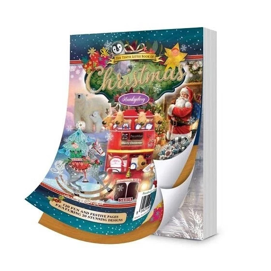 HUNKYDORY - THE TENTH LITTLE BOOK OF CHRISTMAS - 120 PAGES - 20 STUNNING DESIGNS