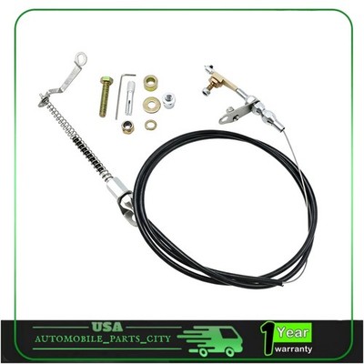 New Black Kickdown Cable Kit For Ford/AOD Lokar Replacement KD-2AODU