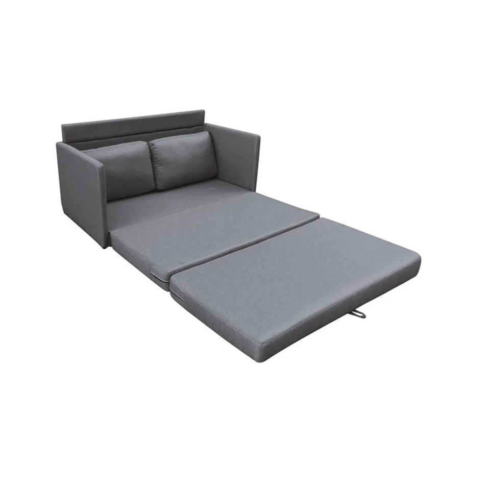 Nuevo futón convertible de tela Spec Phillip en gris Foto 3 de 3