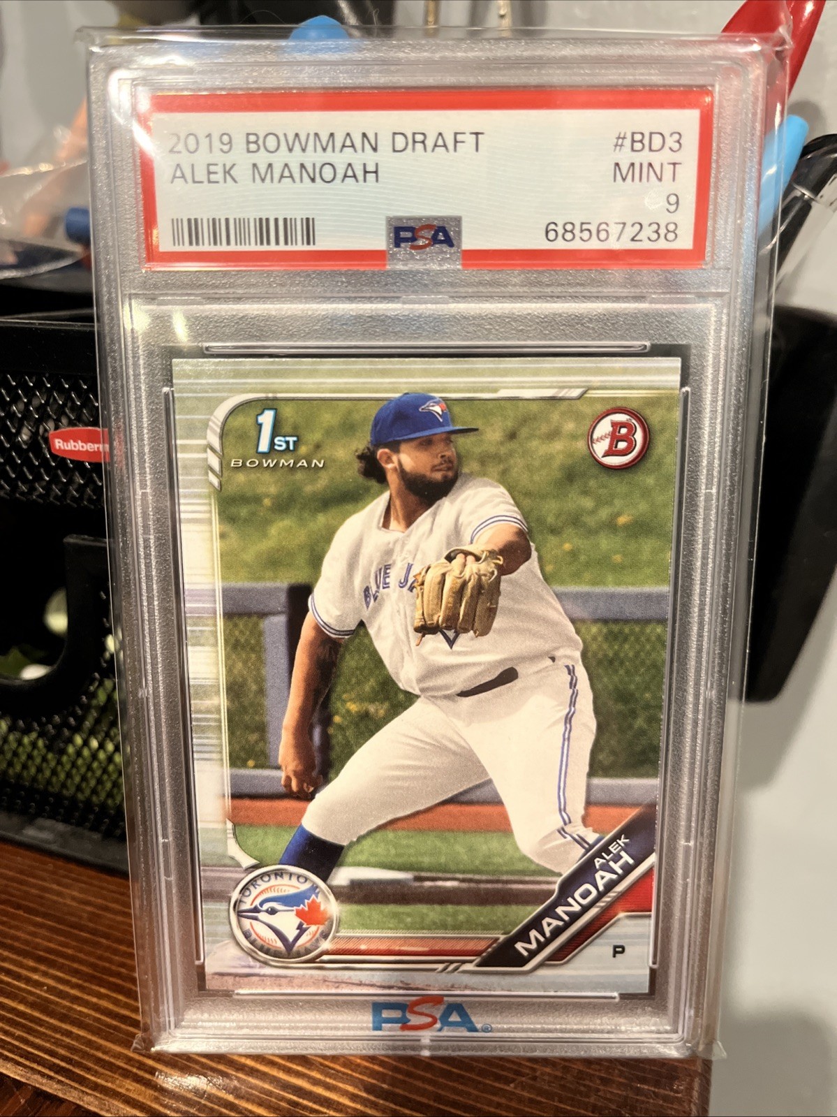 2019 Bowman Draft Alek Manoah #BD-3 PSA 9