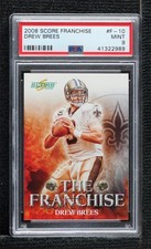 2008 Score The Franchise Drew Brees #F-10 PSA 9 MINT HOF w7e