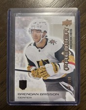 2024-25 UD Premier Hockey Brendan Brisson Rookies /399 #128 Vegas Golden Knights