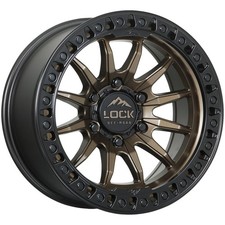 Lock Off-road Trail 20x9 6x5.5 1mm Bronze Wheel Rim 20 Inch