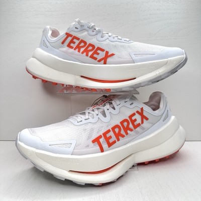 Adidas Women s Terrex Agravic Speed Ultra White Orange Trail Shoes Size 9 IH3767